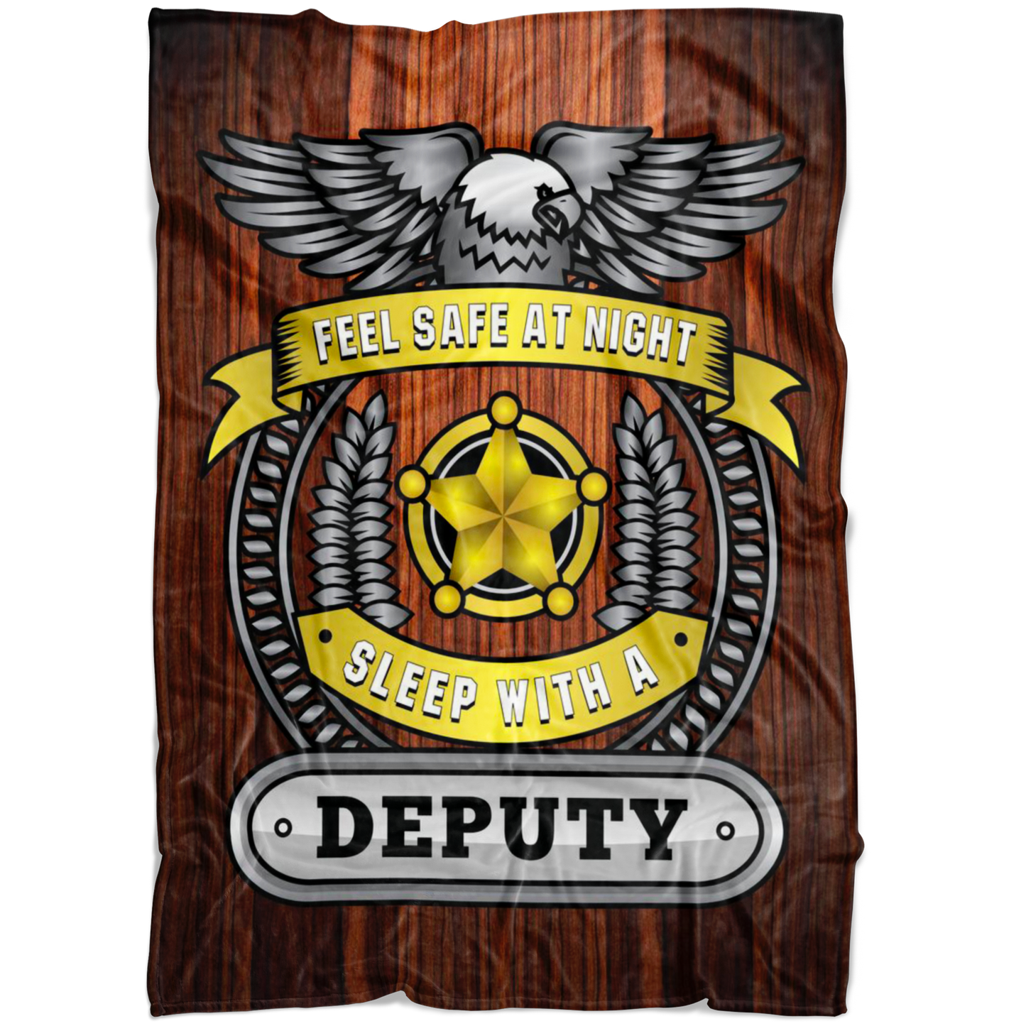 Winter Special - Feel Safe At Night Sleep With A Deputy Throw Blanket