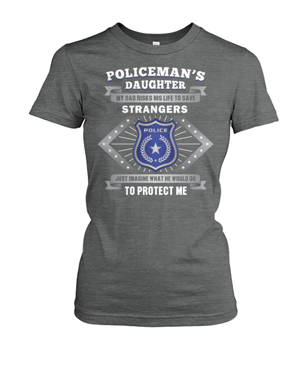 Policeman's Daughter My Dad Risks His Life to Save Strangers Shirts and Hoodies