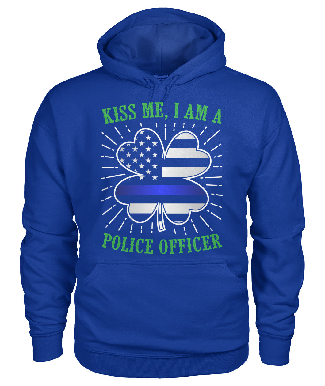 Kiss Me I am a Police Officer Irish Shirts and Hoodies