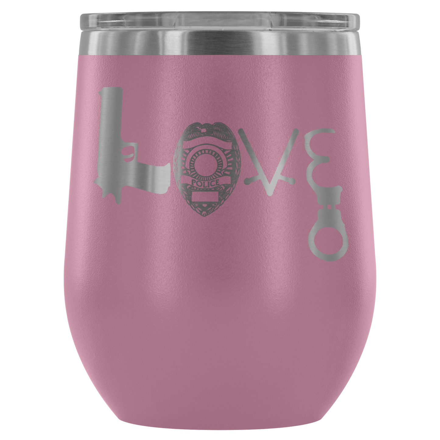 Police Love Wine Tumbler