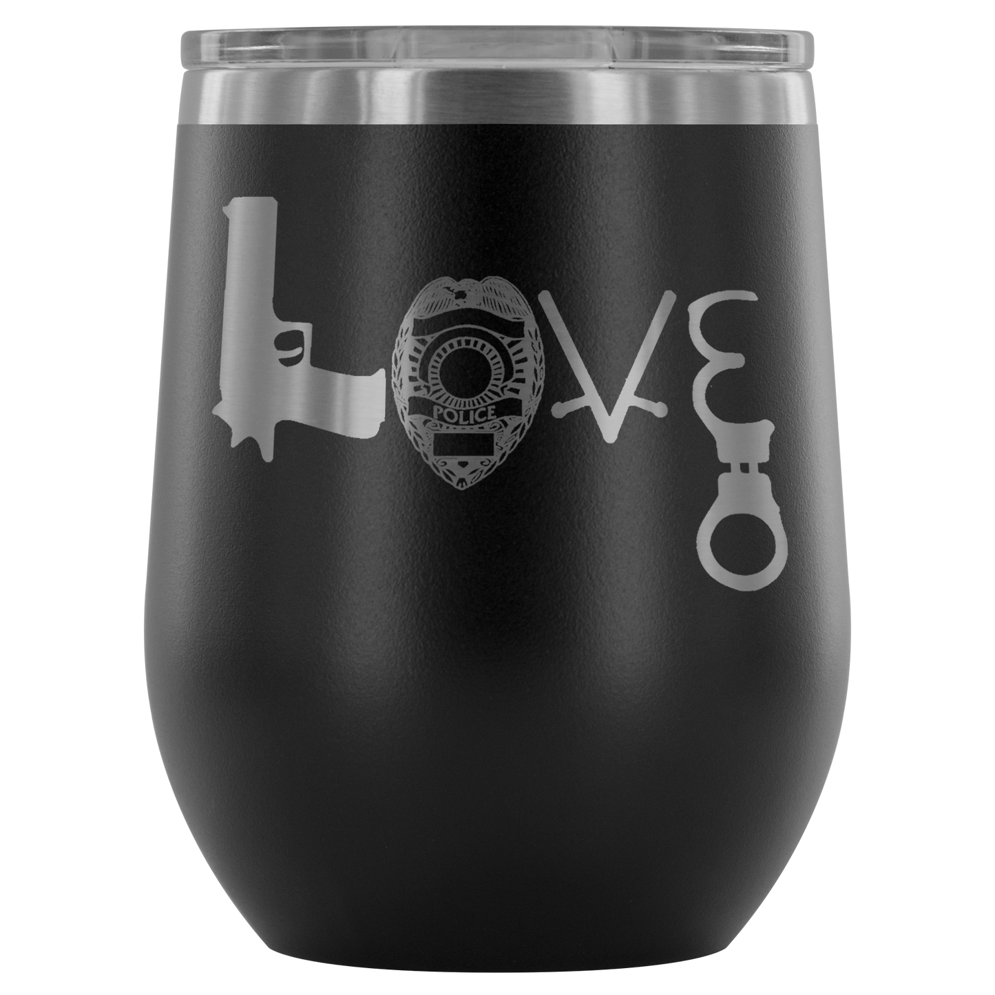 Police Love Wine Tumbler