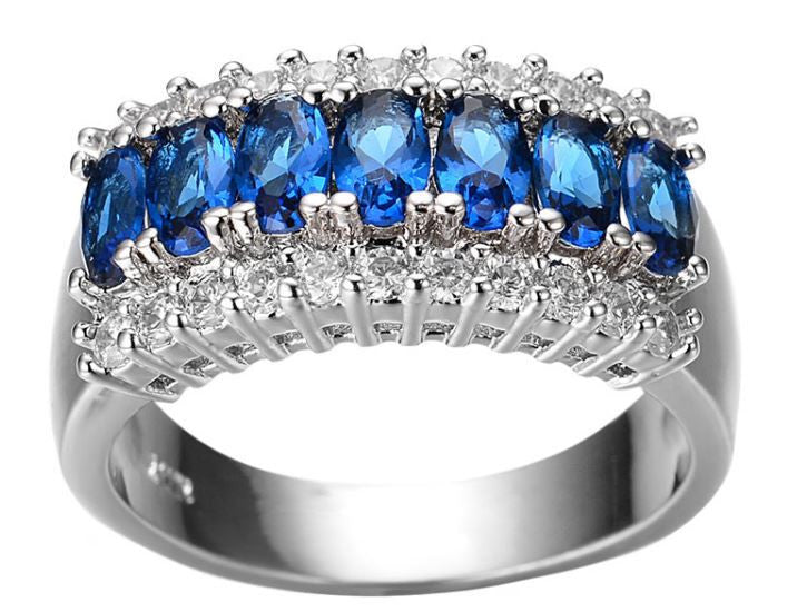 Majestic Blue Sapphire Gemstone Ring
