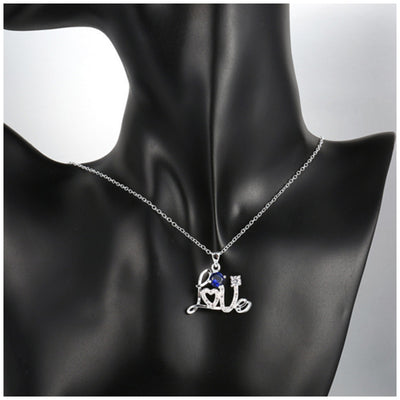 Police and LEO Inspired Love Necklace - Silver Plated