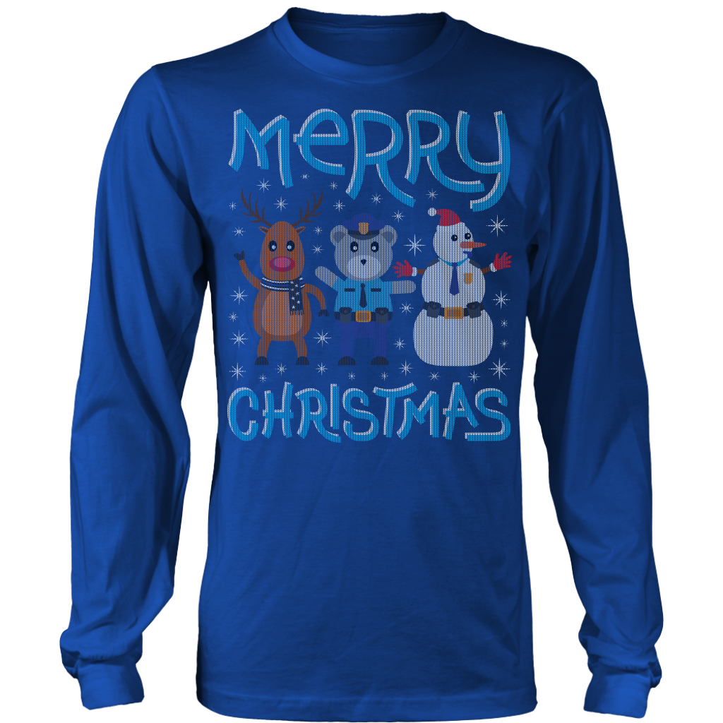 Deer Police Bear Snowman Ugly Christmas Shirts & Sweaters