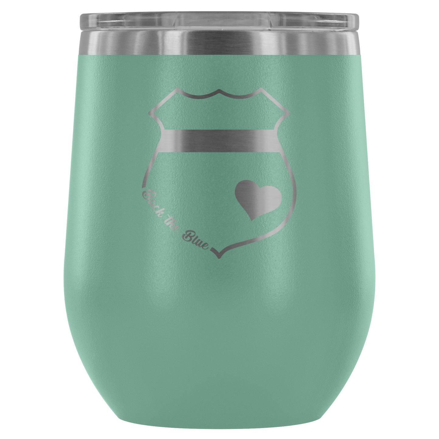 Back the Blue Wine Tumbler