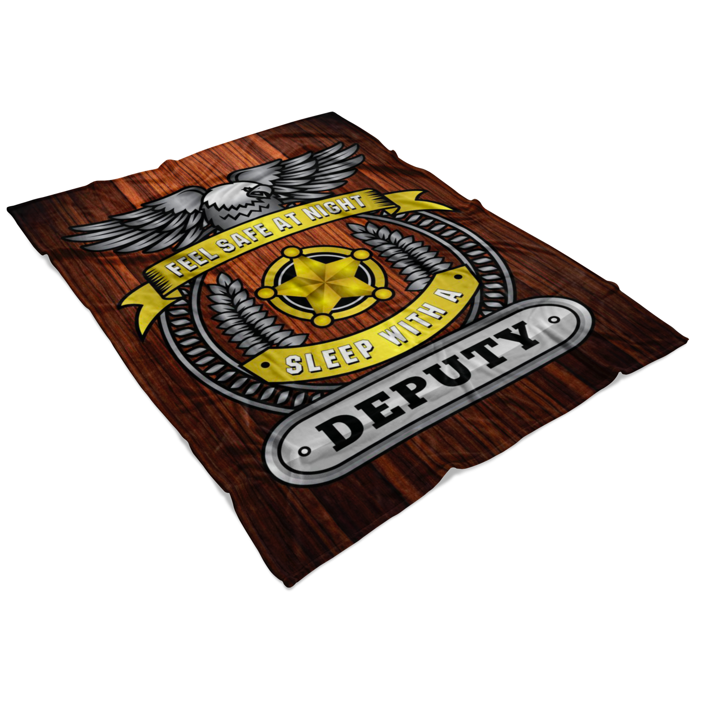 Winter Special - Feel Safe At Night Sleep With A Deputy Throw Blanket
