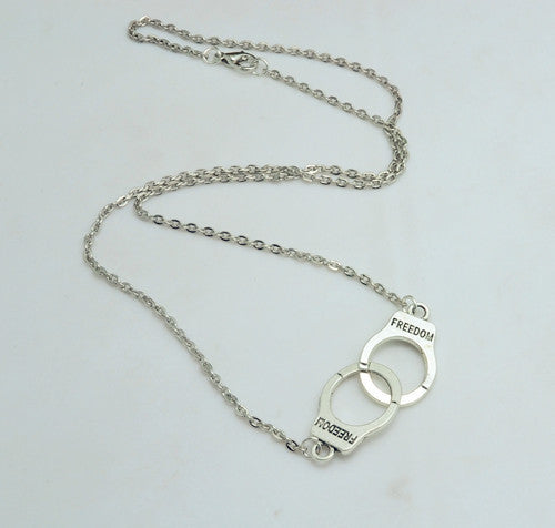 Beautiful Freedom Handcuff Necklace - 50% OFF