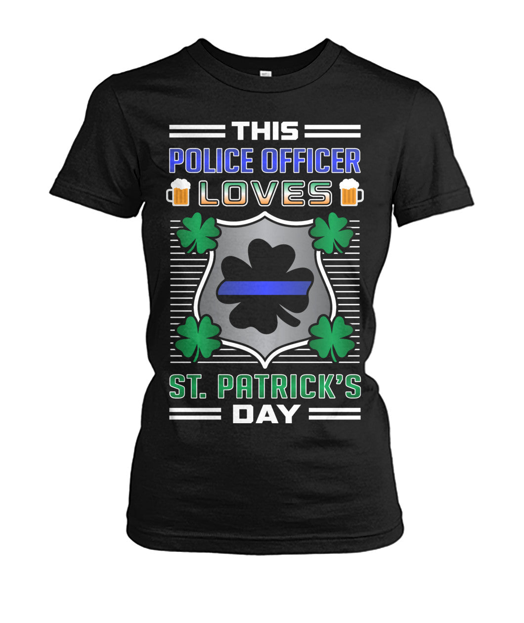 This Police Officer Loves St Patrick's Day Shirts and Hoodies