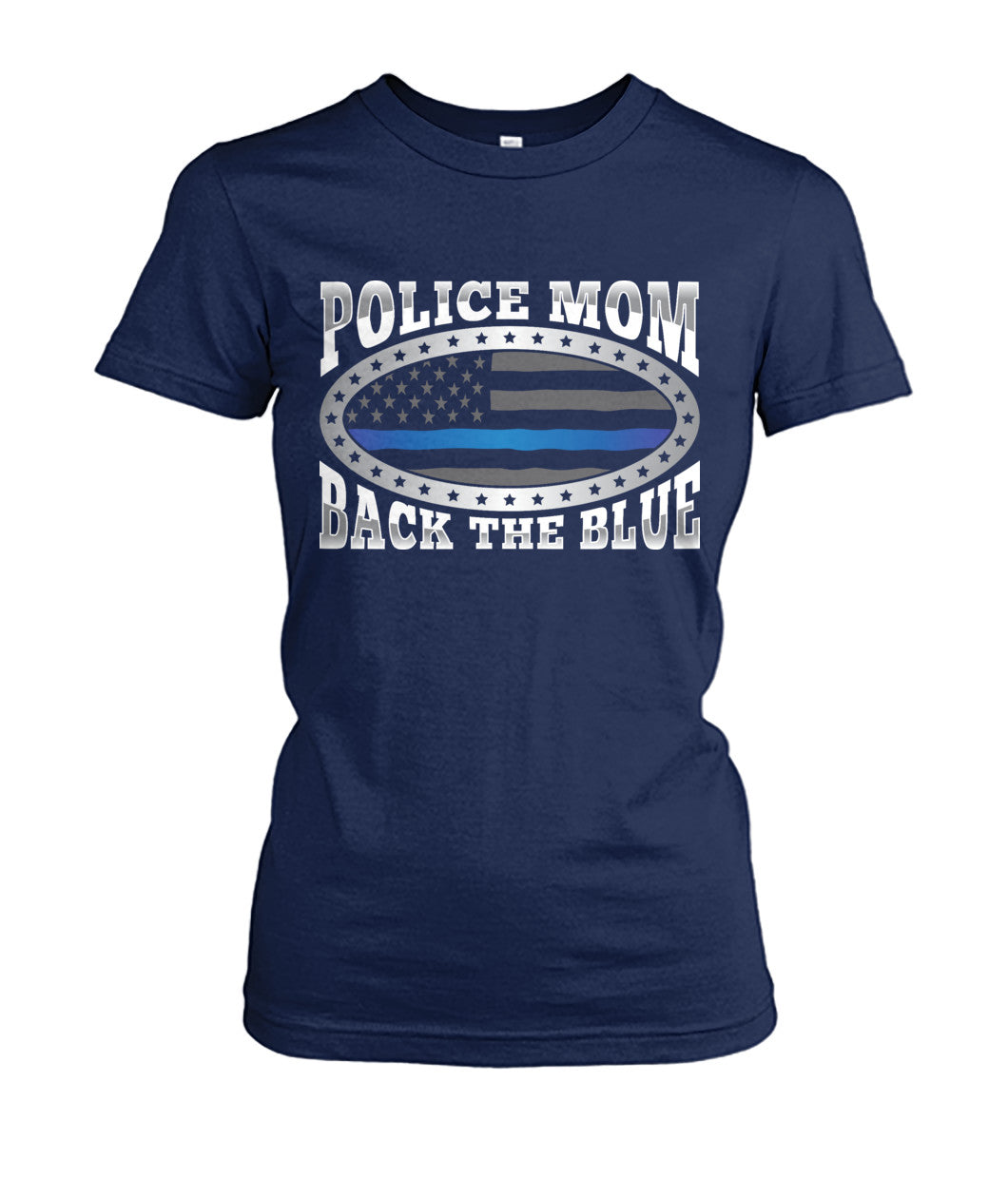 Police Mom Back The Blue Shirts and Hoodies