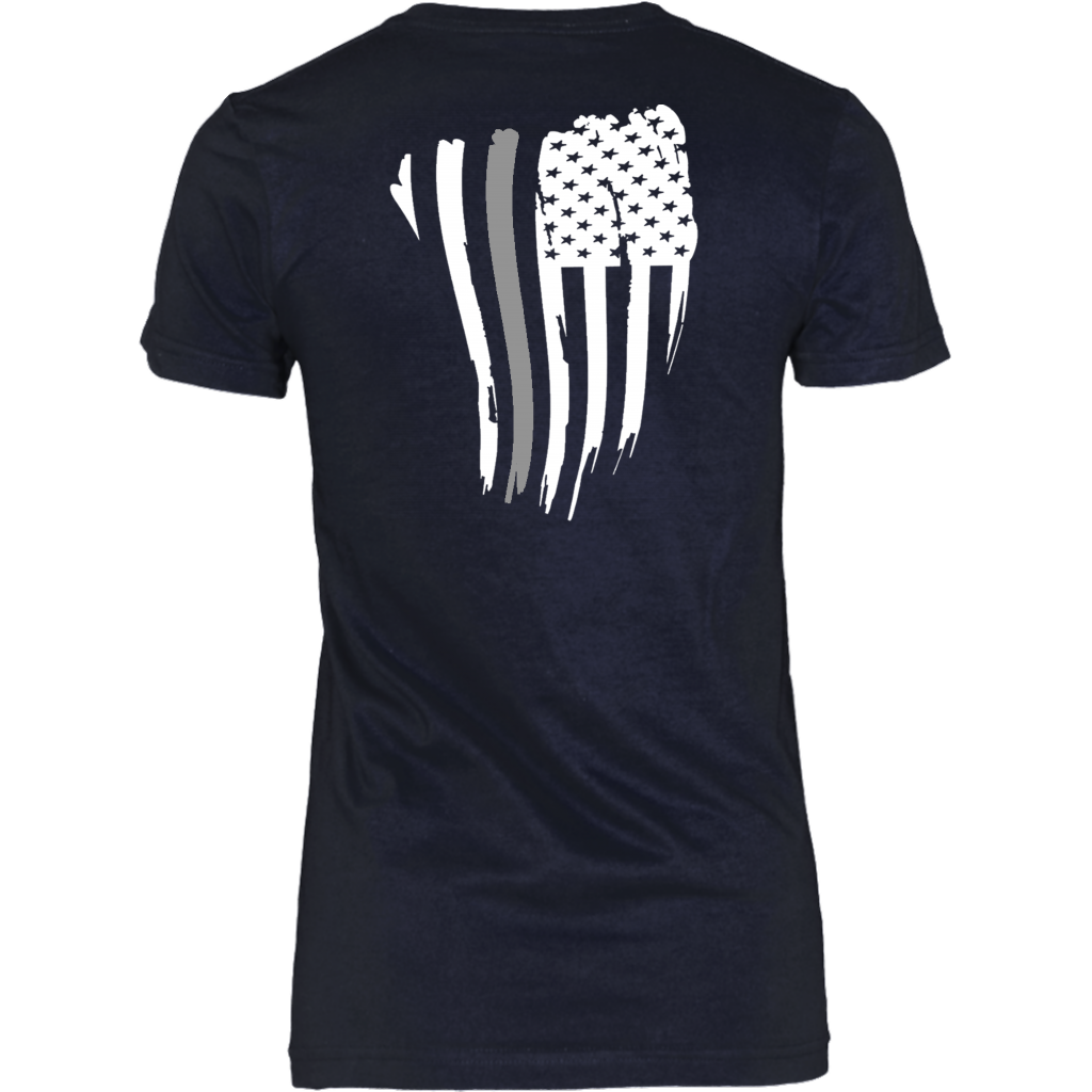 THIN SILVER LINE AMERICAN FLAG SHIRT