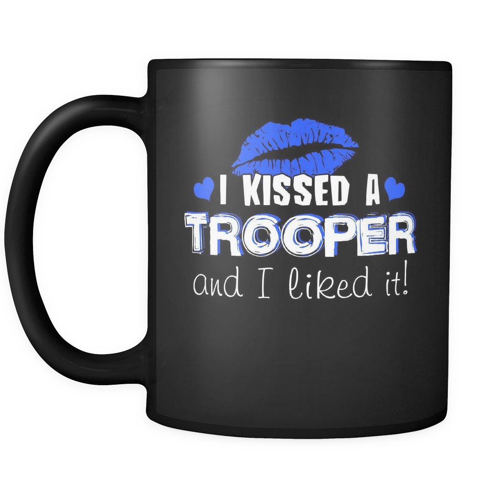 I Kissed A Trooper- Blue Kisses- Mug