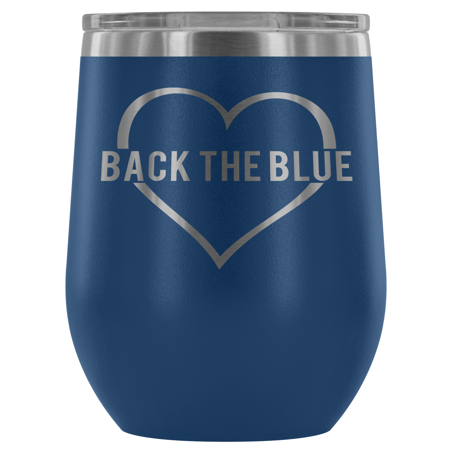 Back the Blue Wine Tumbler