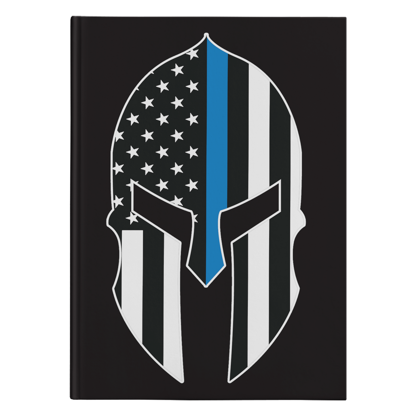 Thin Blue Line Spartan Journal Notebook - Hardcover
