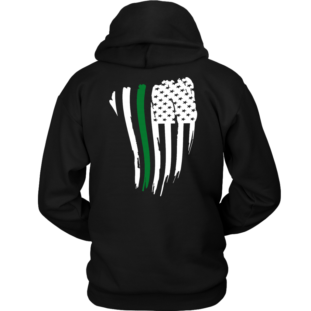 THIN GREEN LINE AMERICAN FLAG SHIRTS & HOODIES