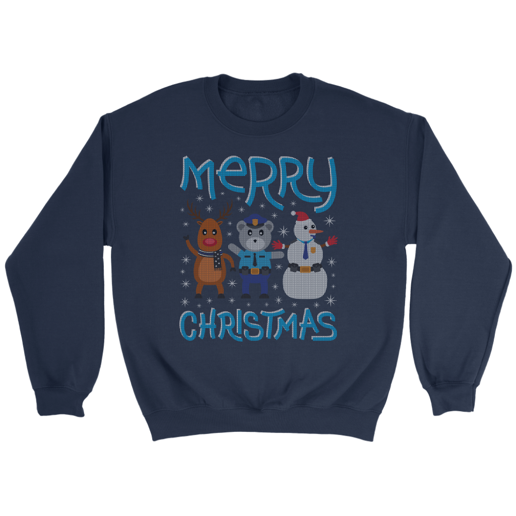 Deer Police Bear Snowman Ugly Christmas Shirts & Sweaters
