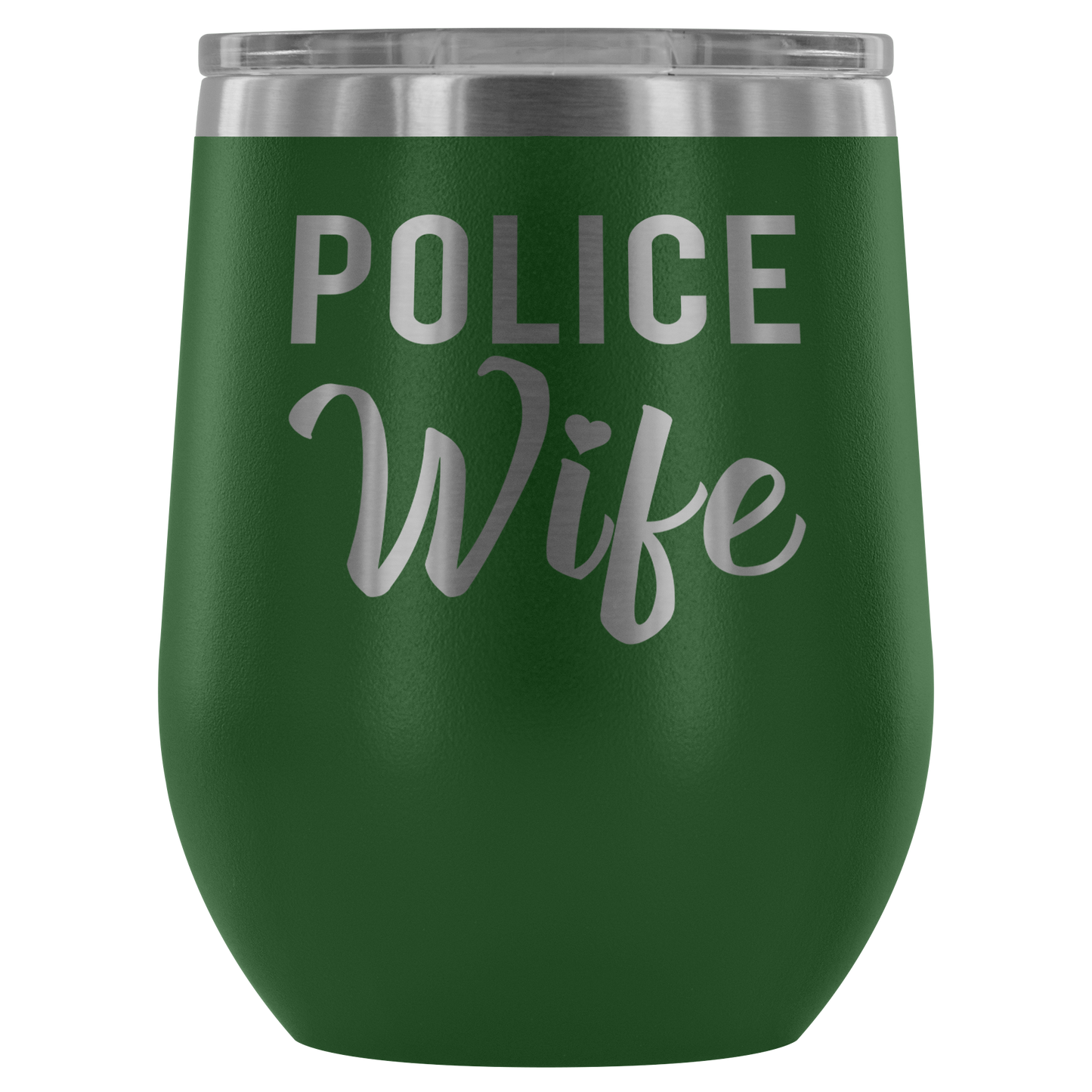 Police Wife Wine Tumbler