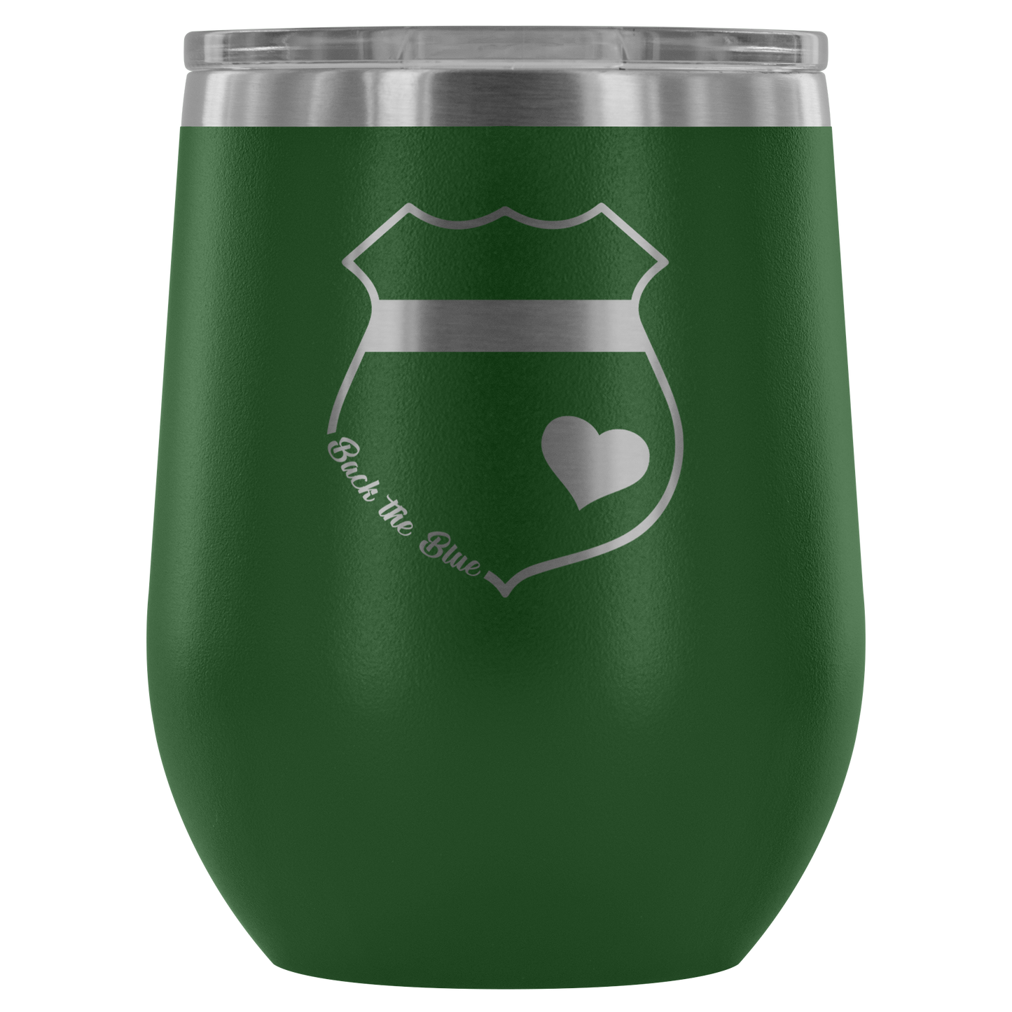 Back the Blue Wine Tumbler