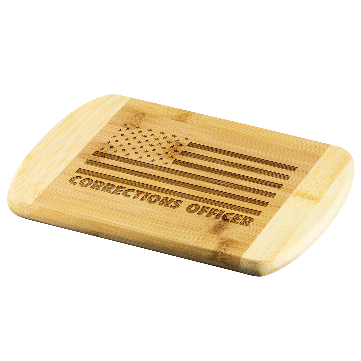 Corrections Officer Round Edge Chopping Board