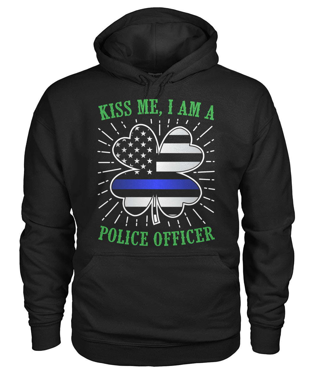 Kiss Me I am a Police Officer Irish Shirts and Hoodies