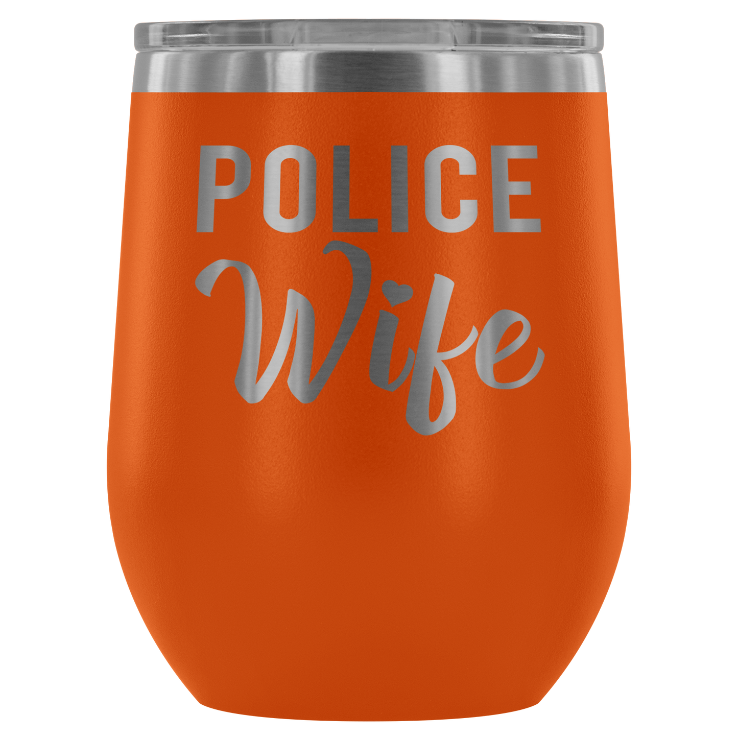 Police Wife Wine Tumbler
