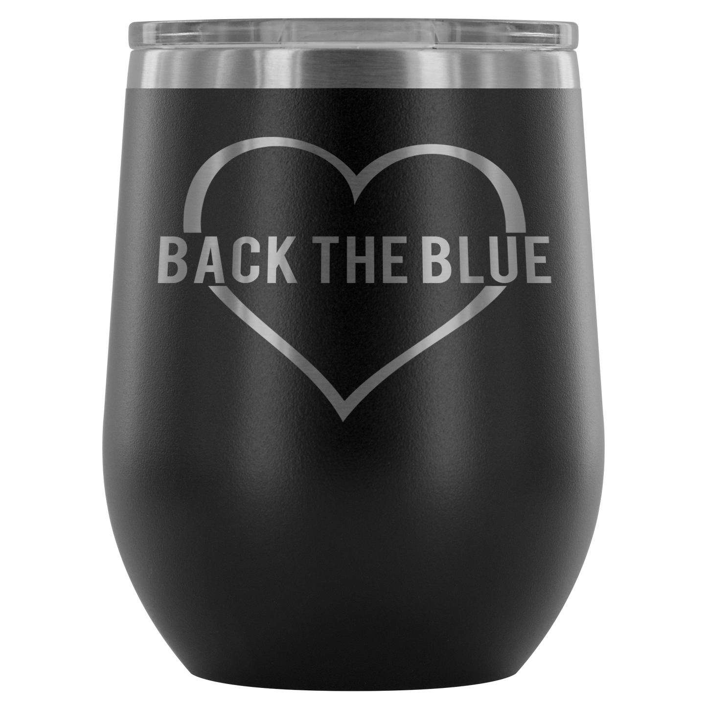 Back the Blue Wine Tumbler
