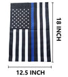 Thin Blue Line American Garden Flag 12.5 x 18 inches with or without Garden Pole