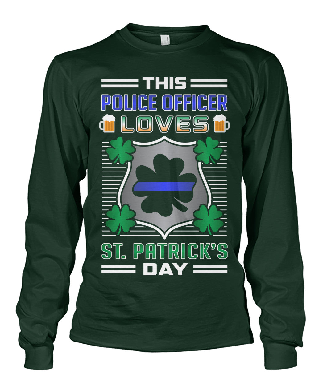 This Police Officer Loves St Patrick's Day Shirts and Hoodies