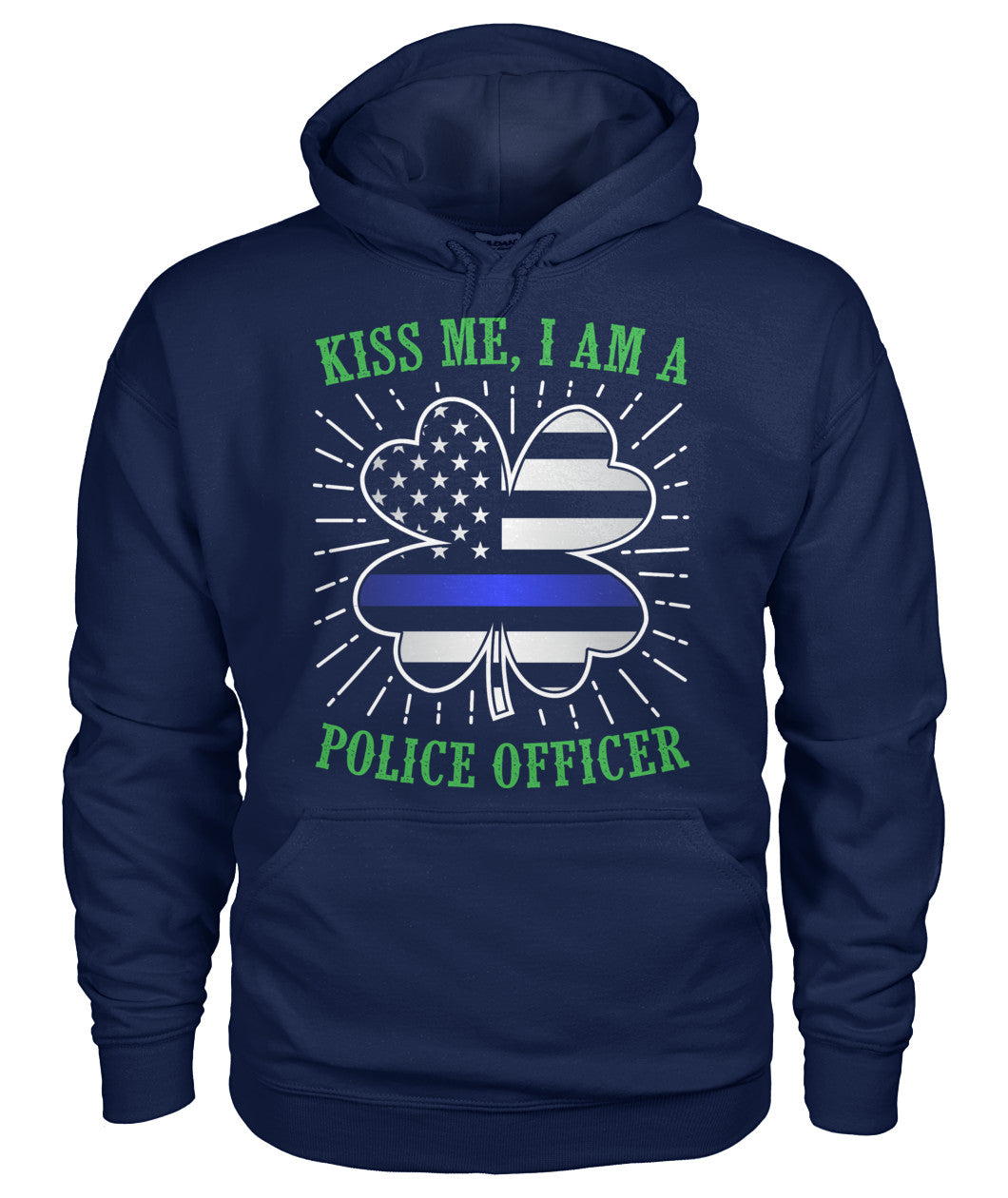 Kiss Me I am a Police Officer Irish Shirts and Hoodies