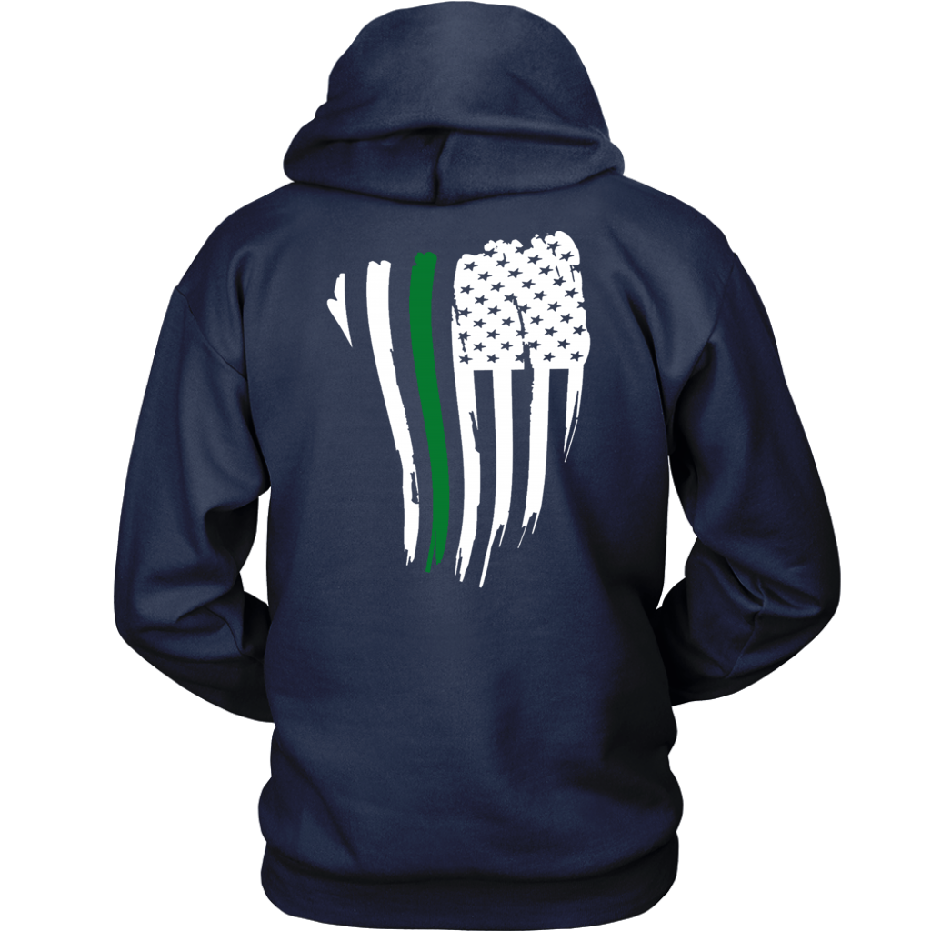 THIN GREEN LINE AMERICAN FLAG SHIRTS & HOODIES