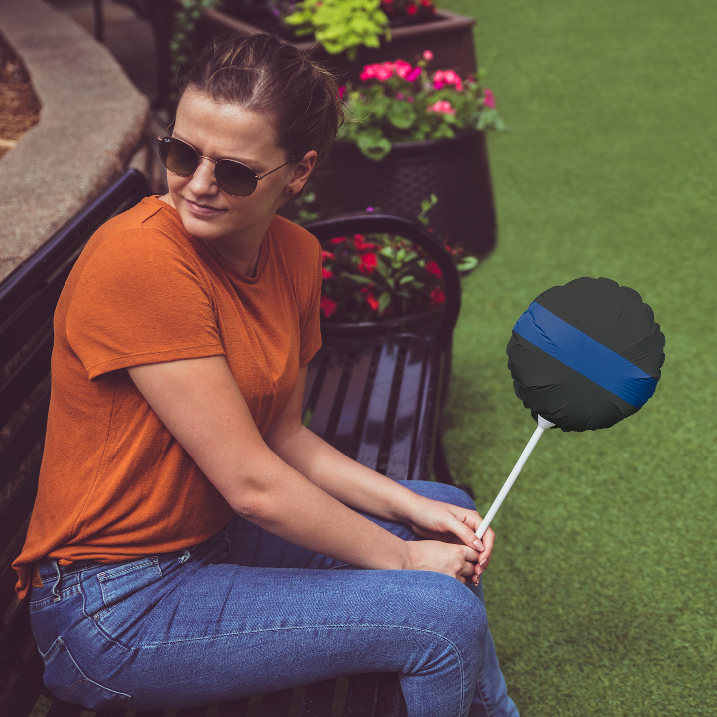 Thin Blue Line Balloon