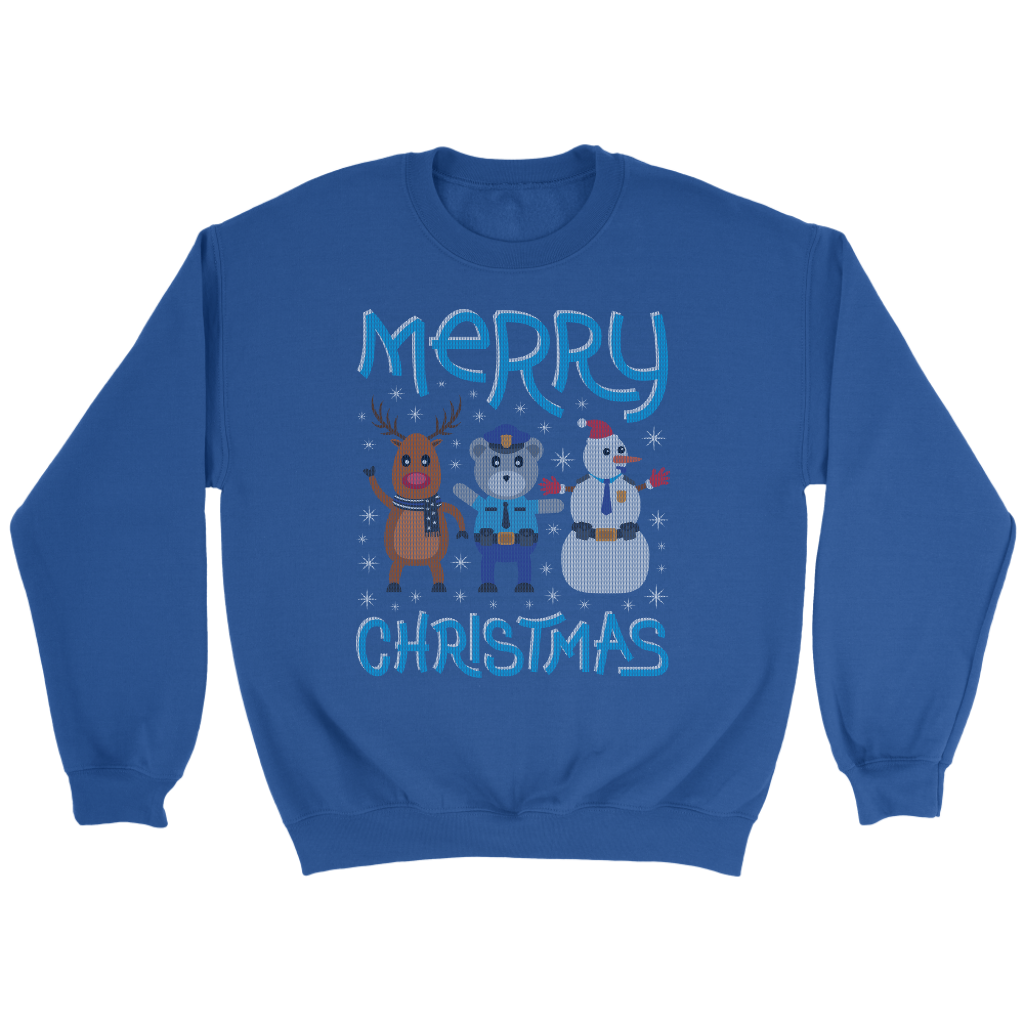 Deer Police Bear Snowman Ugly Christmas Shirts & Sweaters
