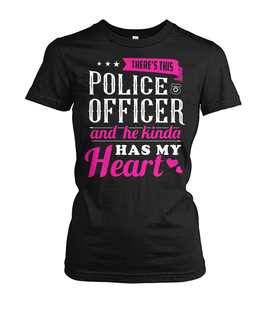 There's This Police Officer And He Kinda Has My Heart Shirts and Hoodies