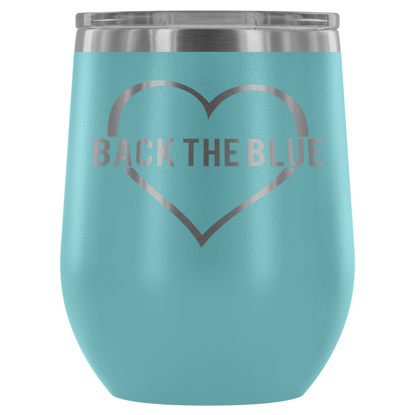Back the Blue Wine Tumbler