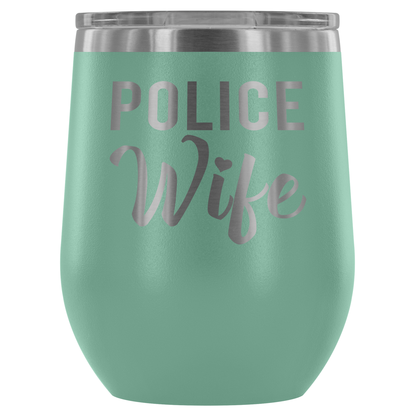 Police Wife Wine Tumbler