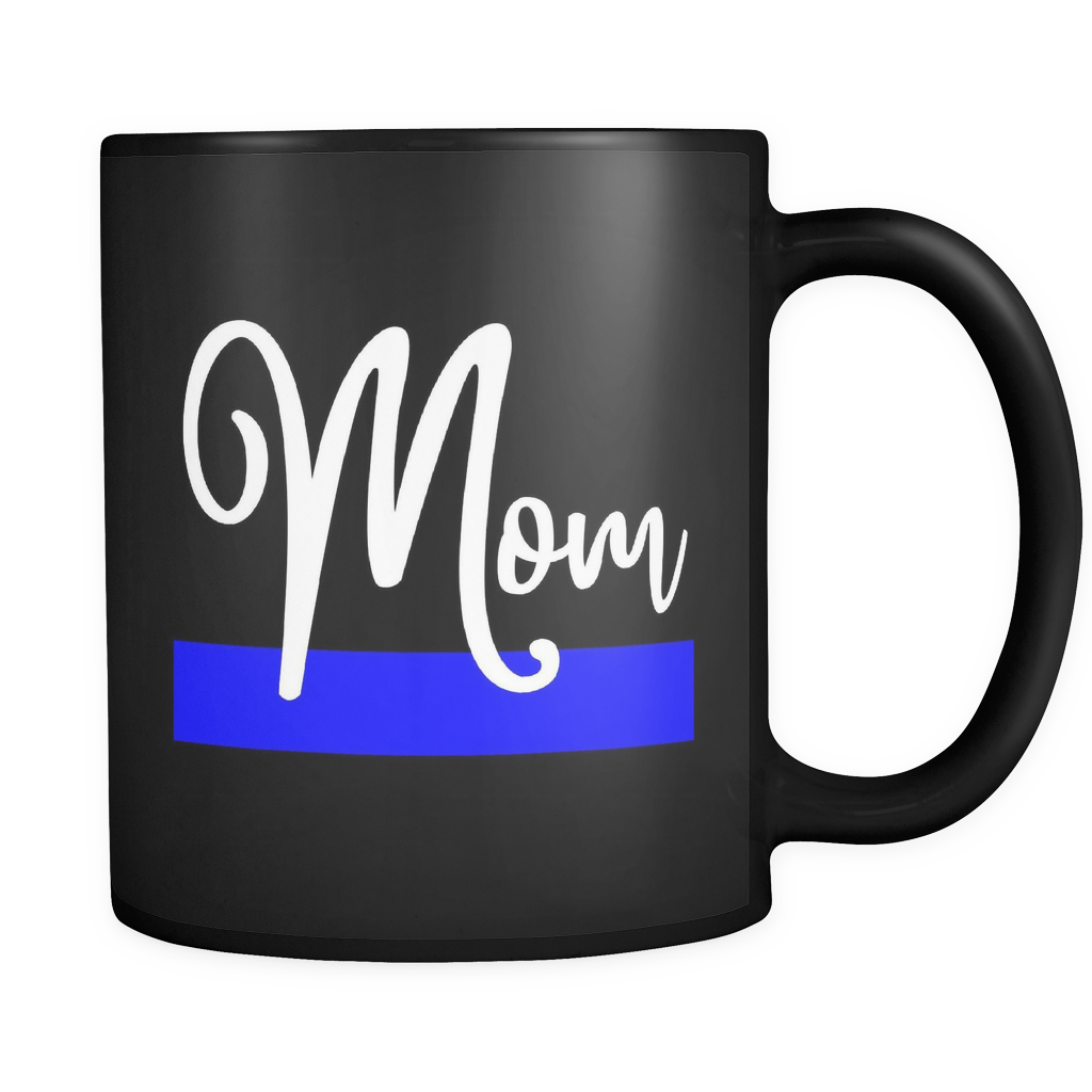 Thin Blue Line Mom Mug