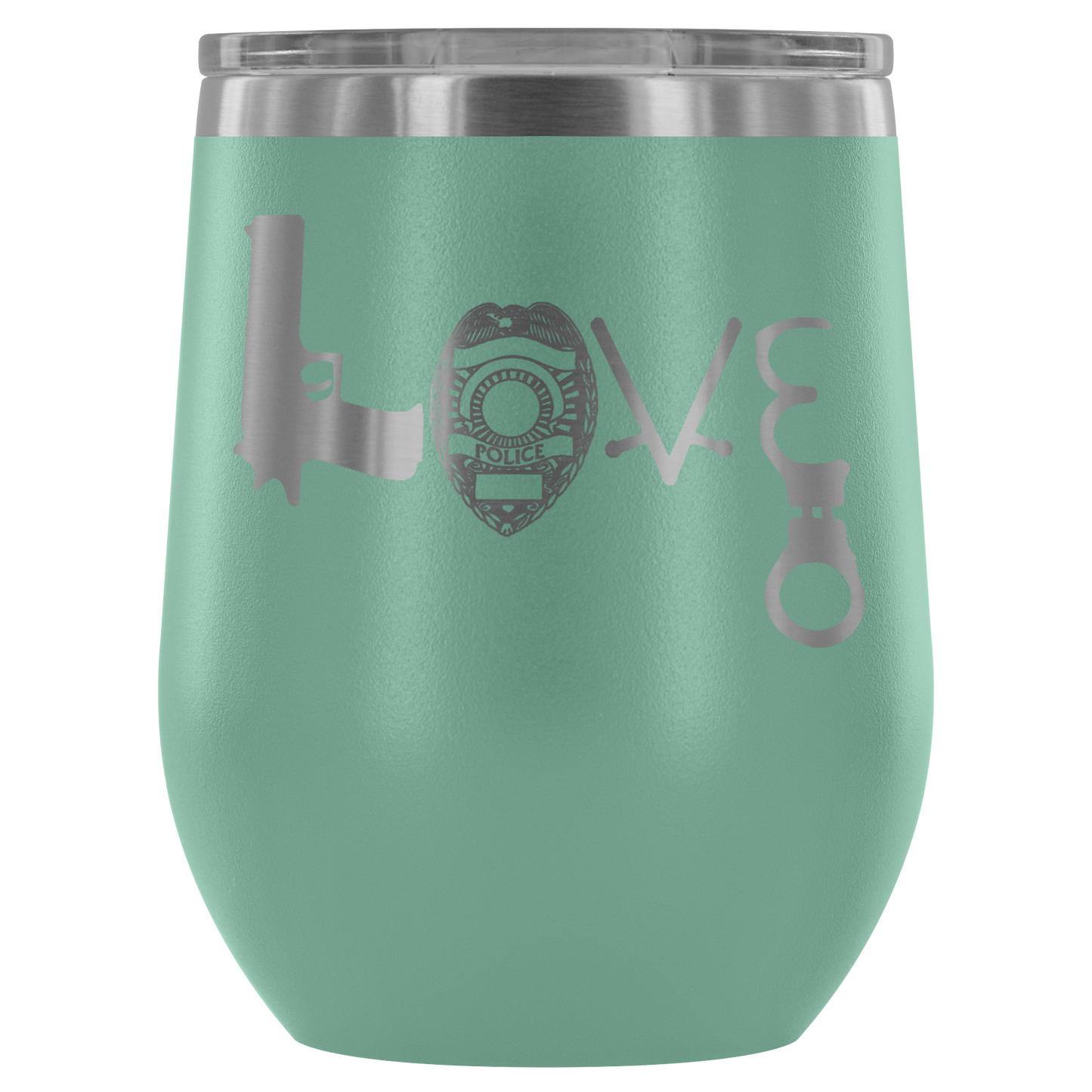 Police Love Wine Tumbler