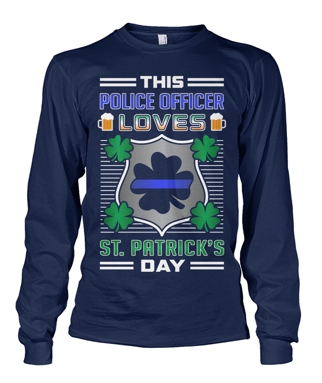 This Police Officer Loves St Patrick's Day Shirts and Hoodies