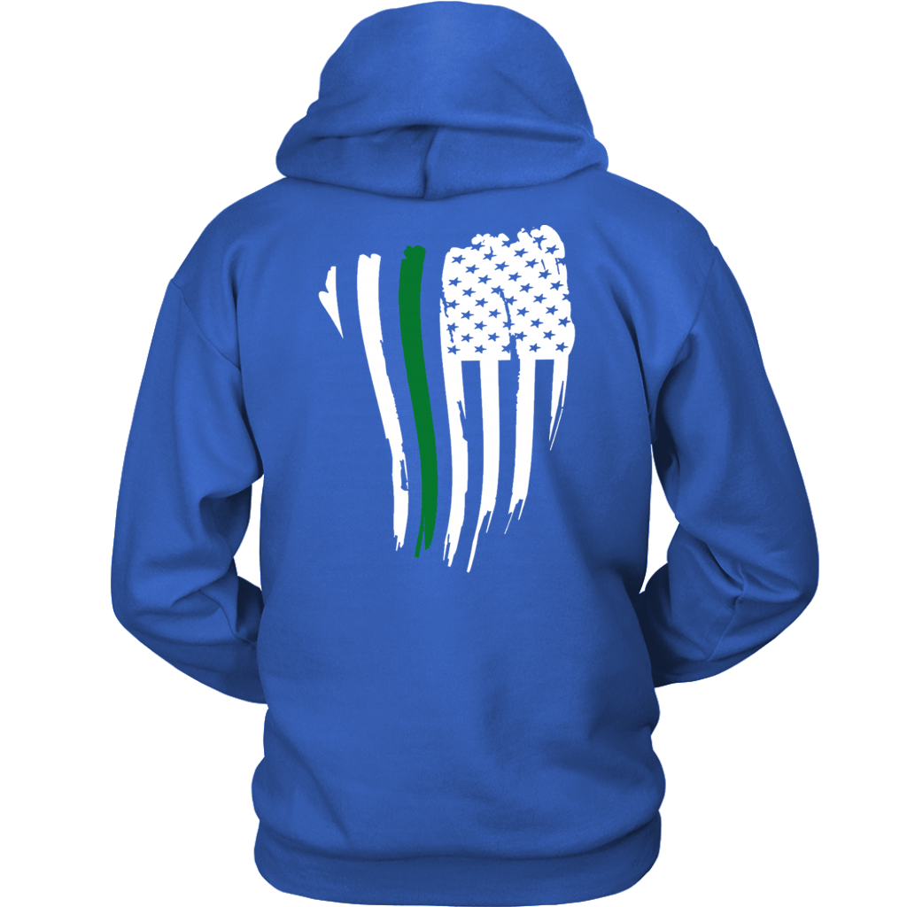 THIN GREEN LINE AMERICAN FLAG SHIRTS & HOODIES