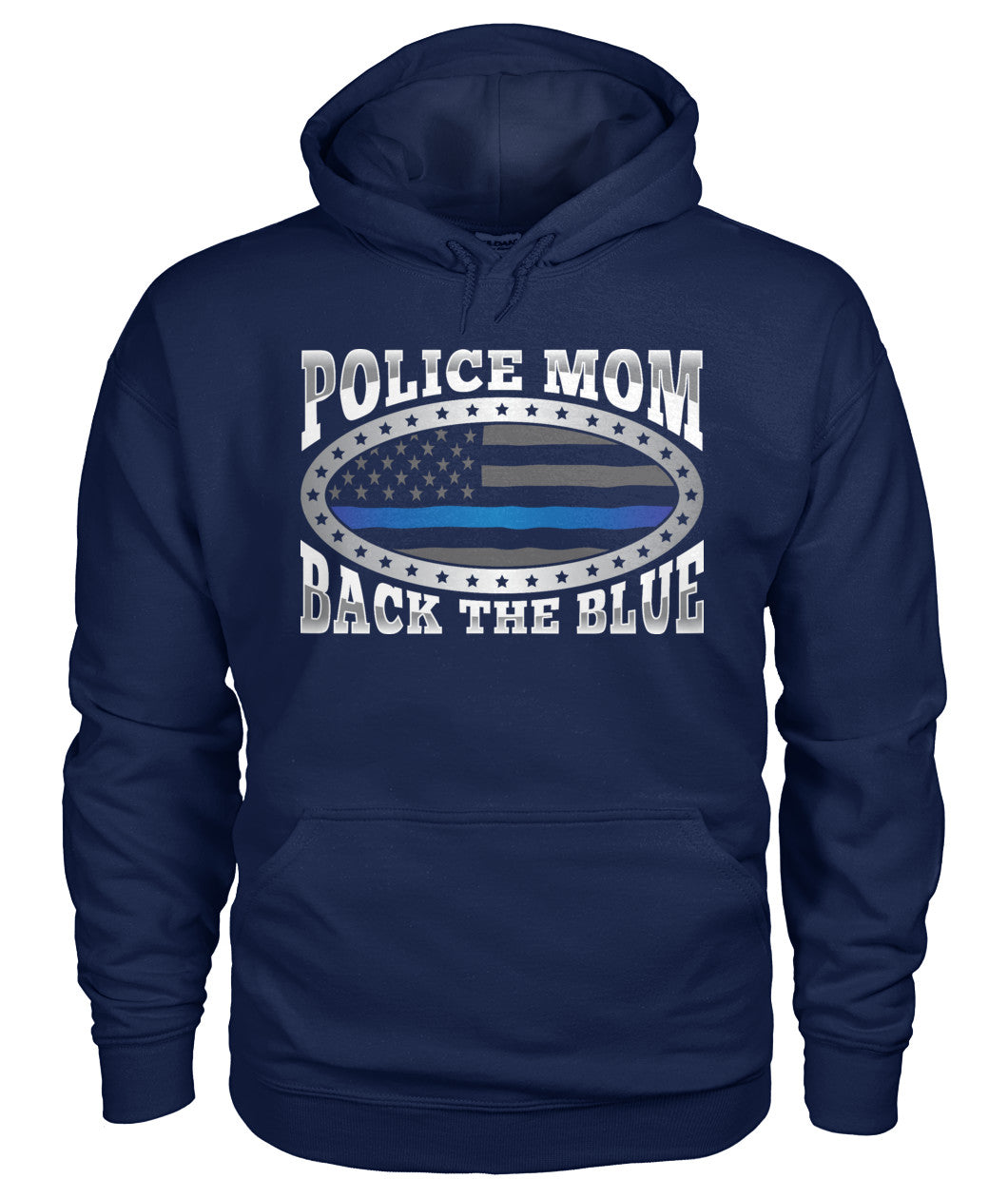 Police Mom Back The Blue Shirts and Hoodies
