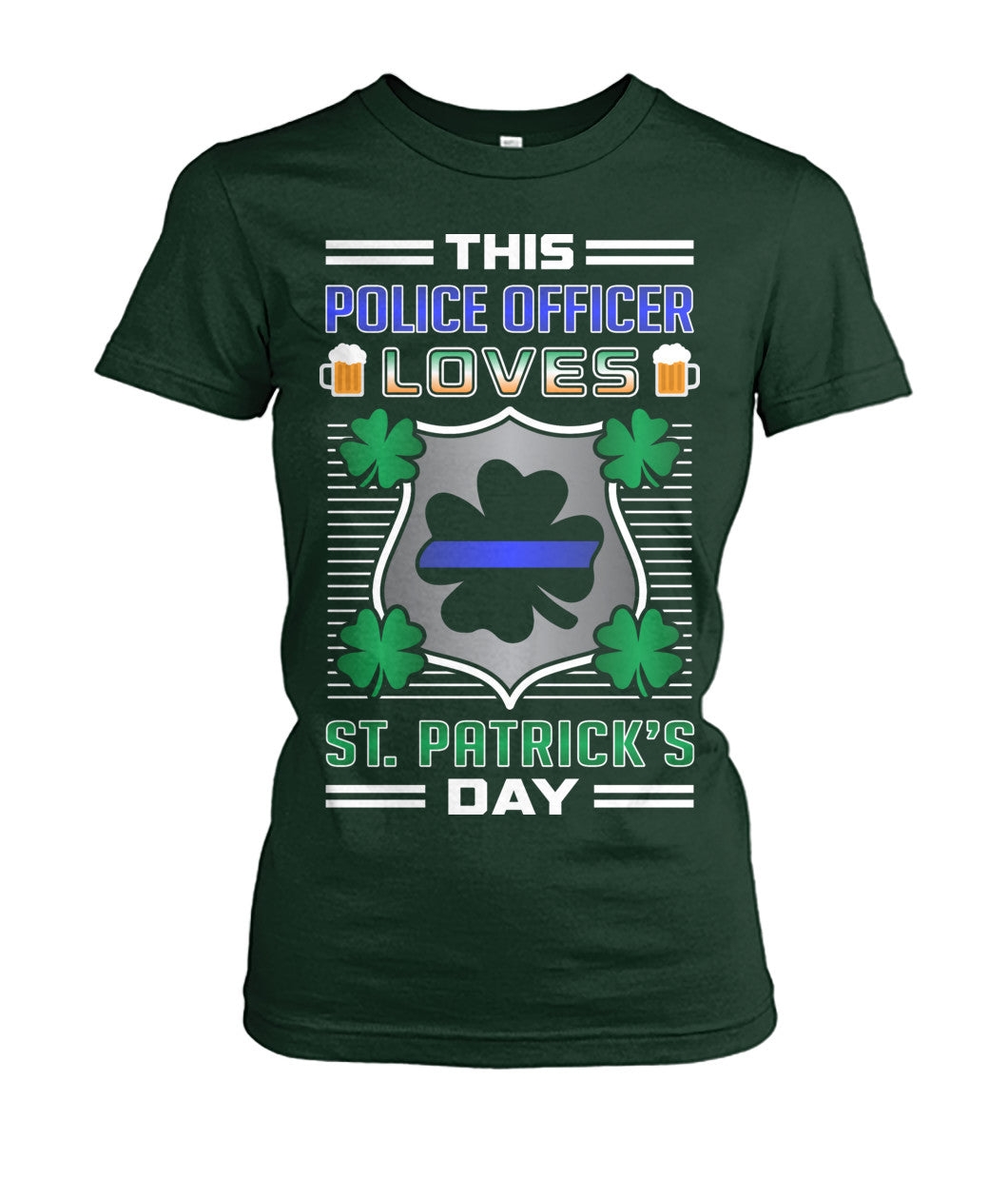 This Police Officer Loves St Patrick's Day Shirts and Hoodies