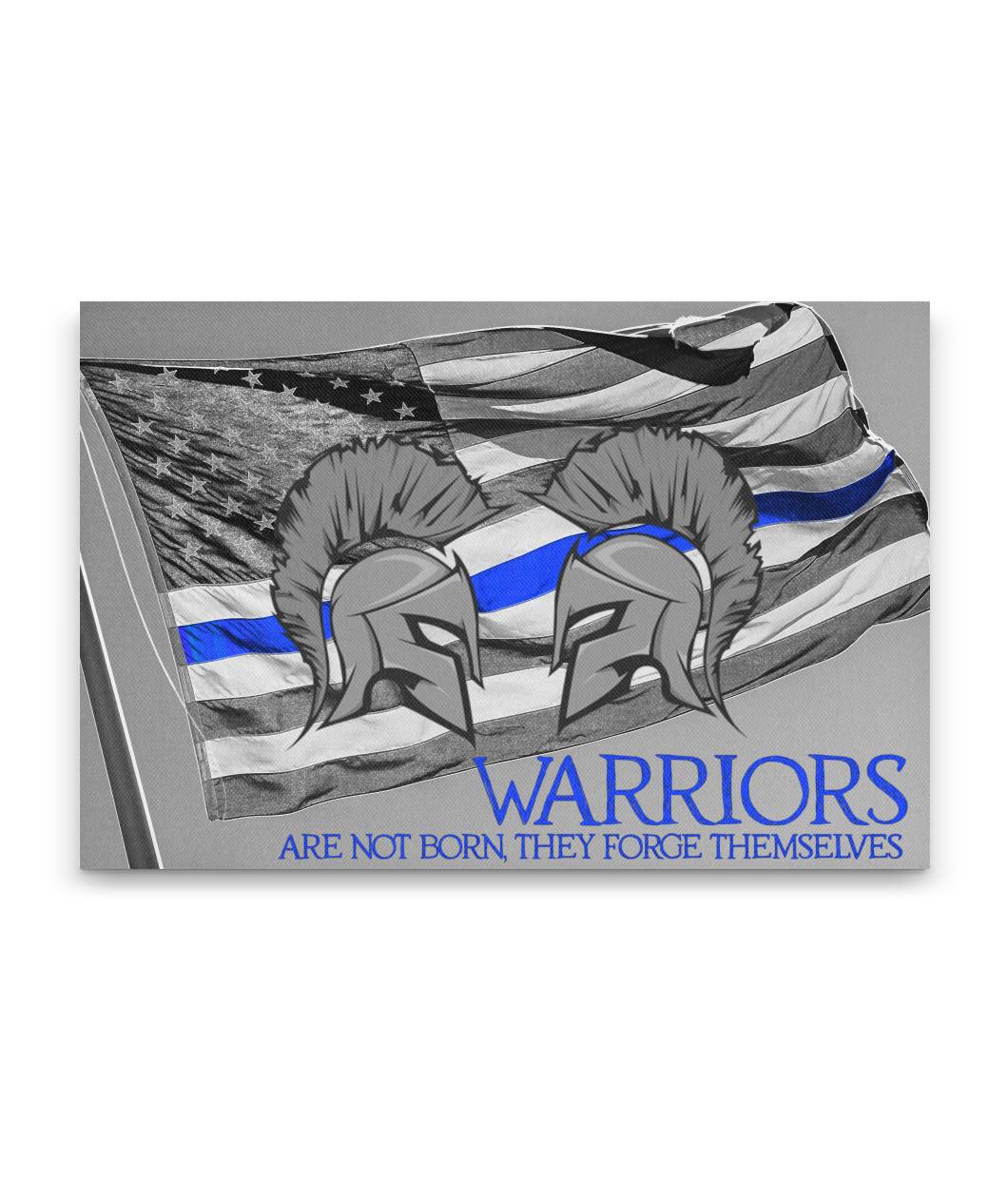 Warriors Wall Canvas