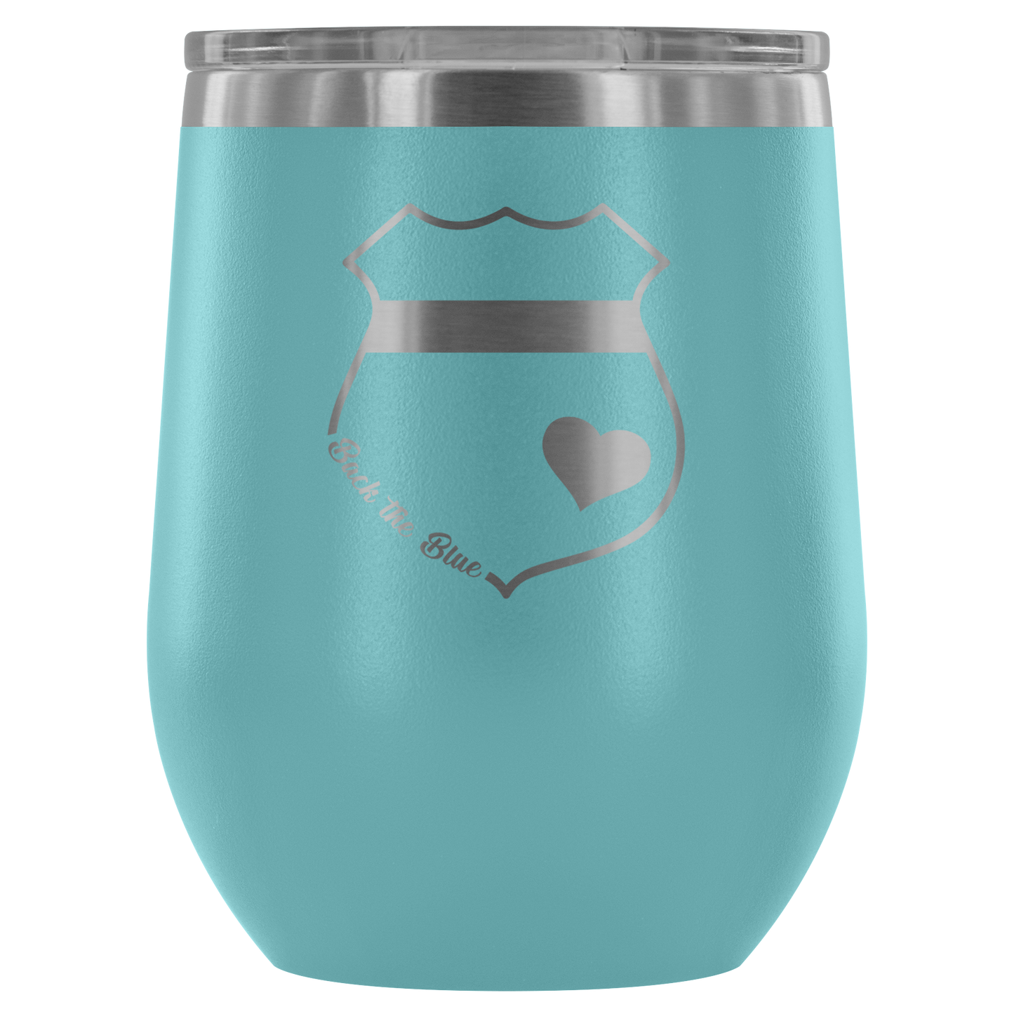 Back the Blue Wine Tumbler
