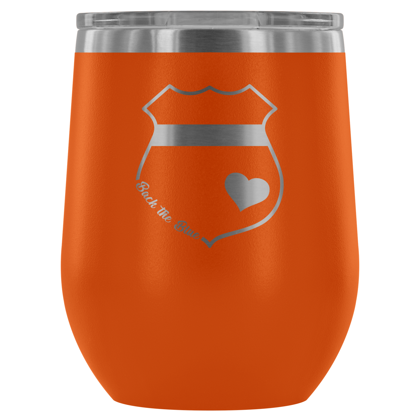 Back the Blue Wine Tumbler