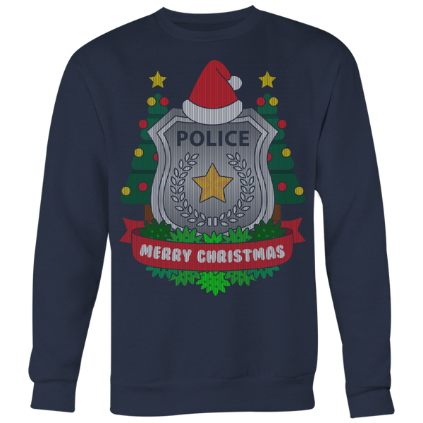Thin blue line ugly christmas sweater discount