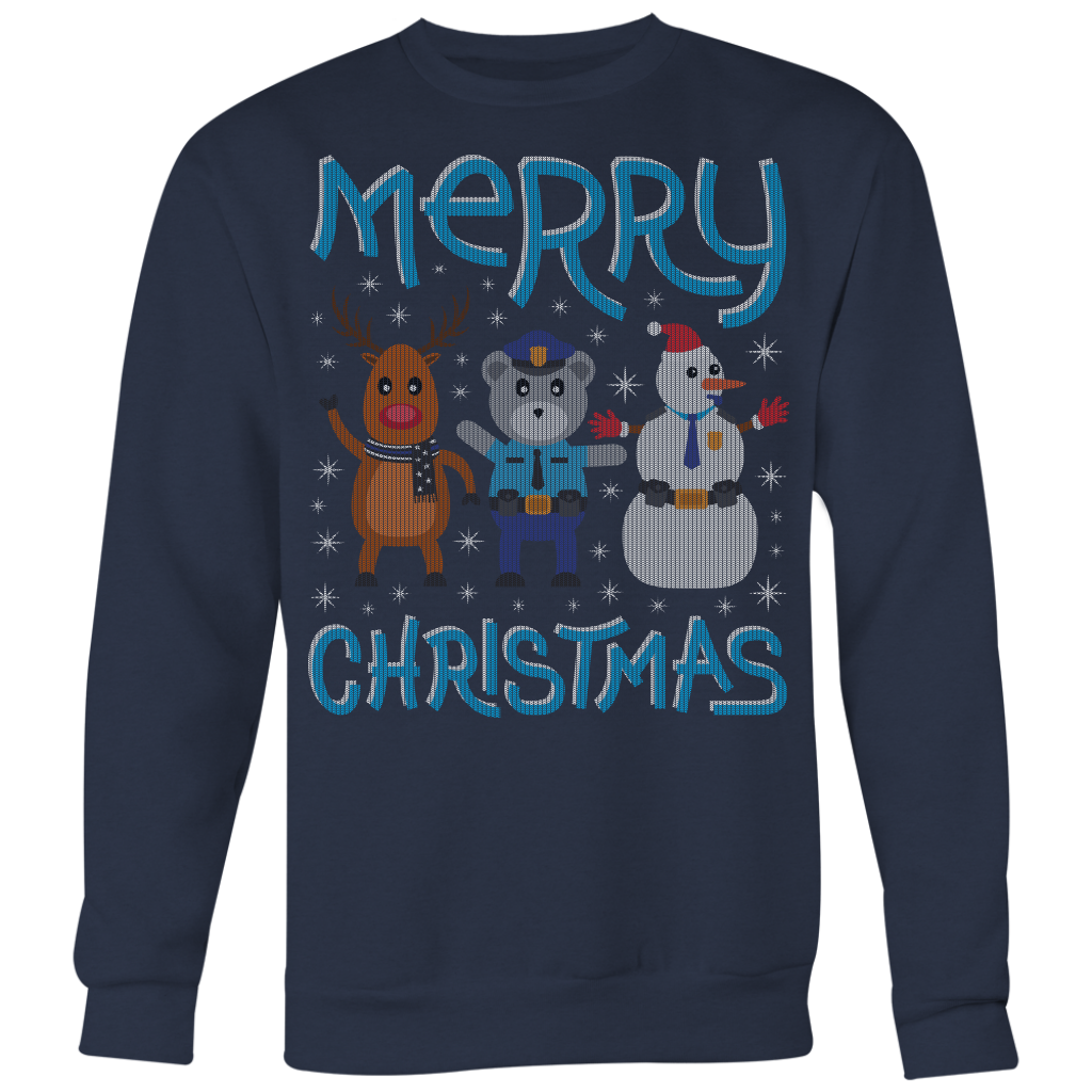 Deer Police Bear Snowman Ugly Christmas Shirts & Sweaters