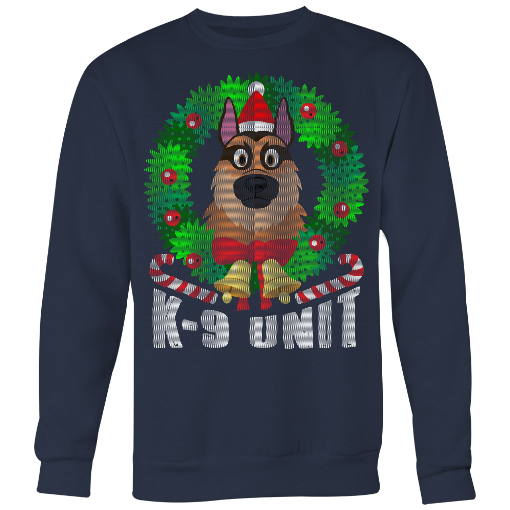 K-9 Unit Dog Ugly Christmas Shirts & Sweaters