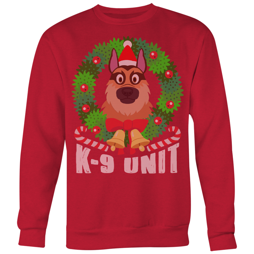 K-9 Unit Dog Ugly Christmas Shirts & Sweaters
