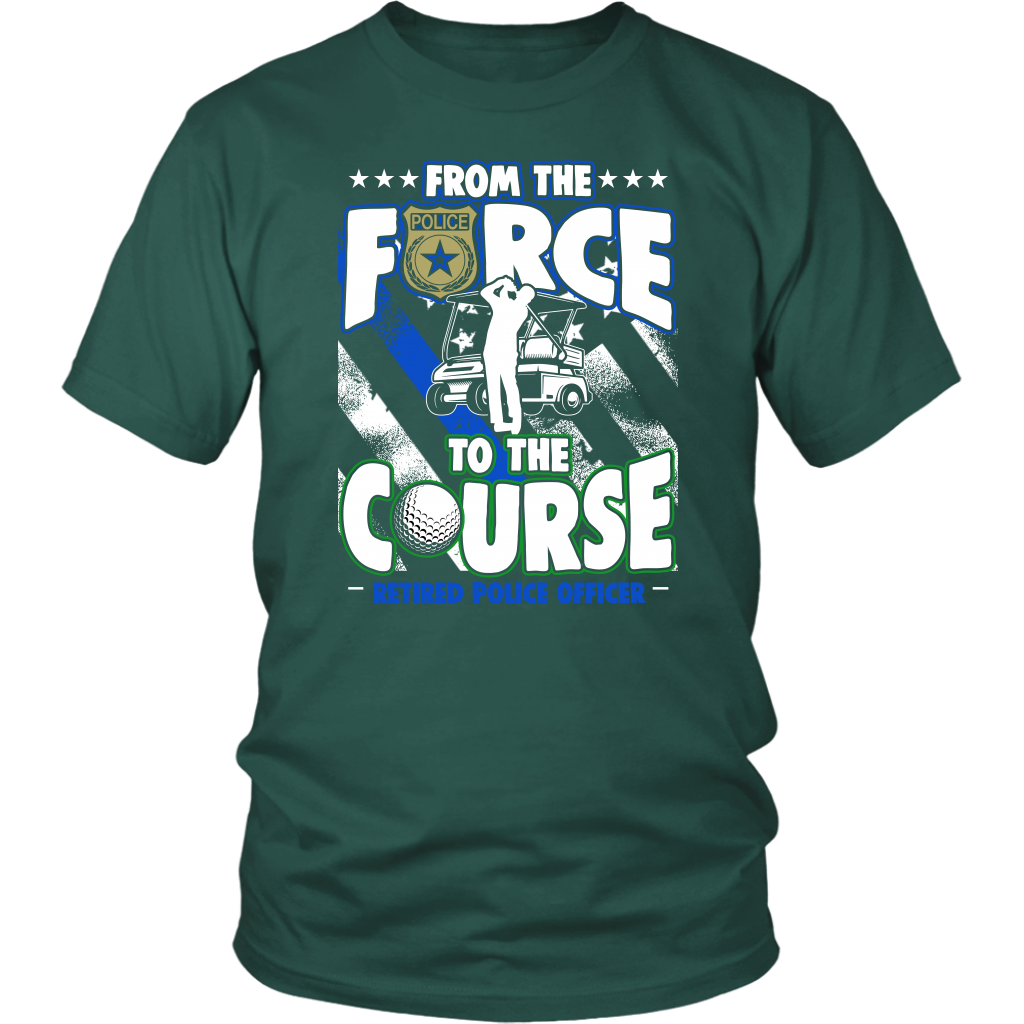 From the Force to the Course Shirts and Hoodies