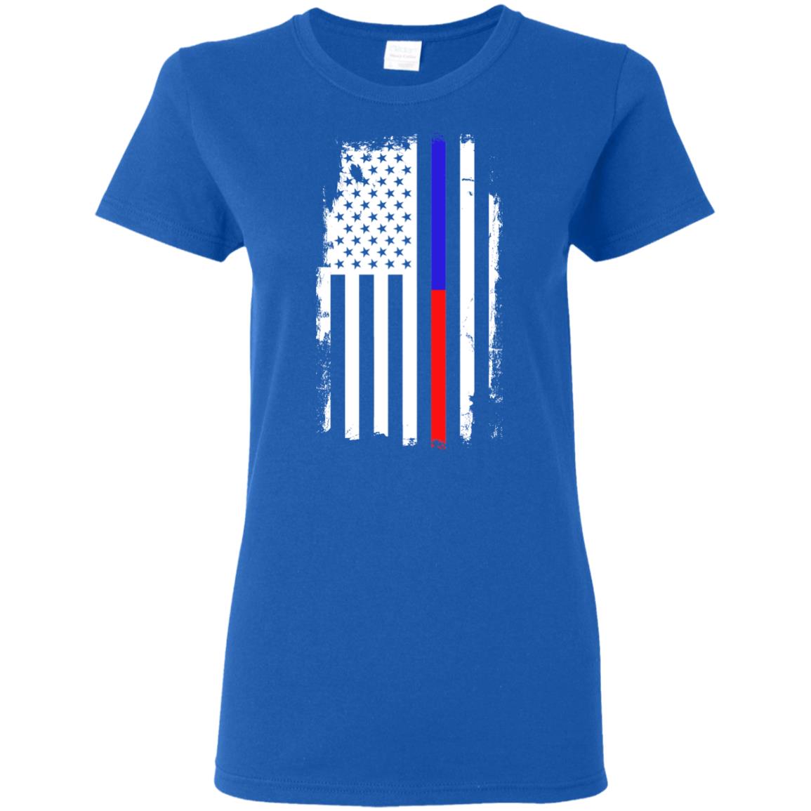 Thin Blue to Red Line Flag Shirts & Hoodies