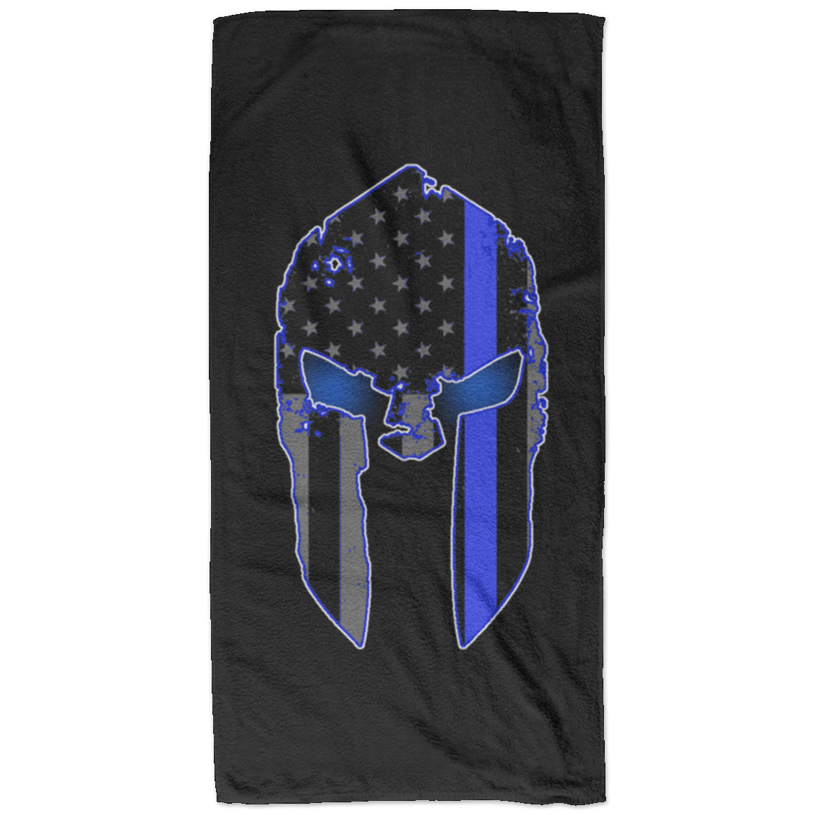 Thin Blue Line Spartan Bath Towel - 32x64